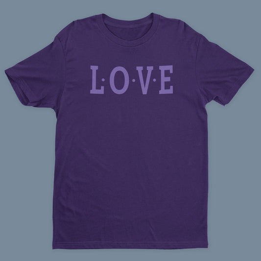 L-O-V-E T-Shirt - Purple