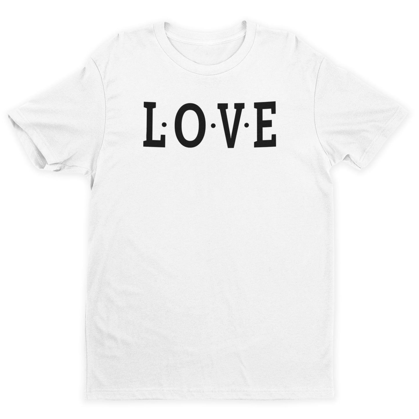 L-O-V-E T-Shirt - White / Black