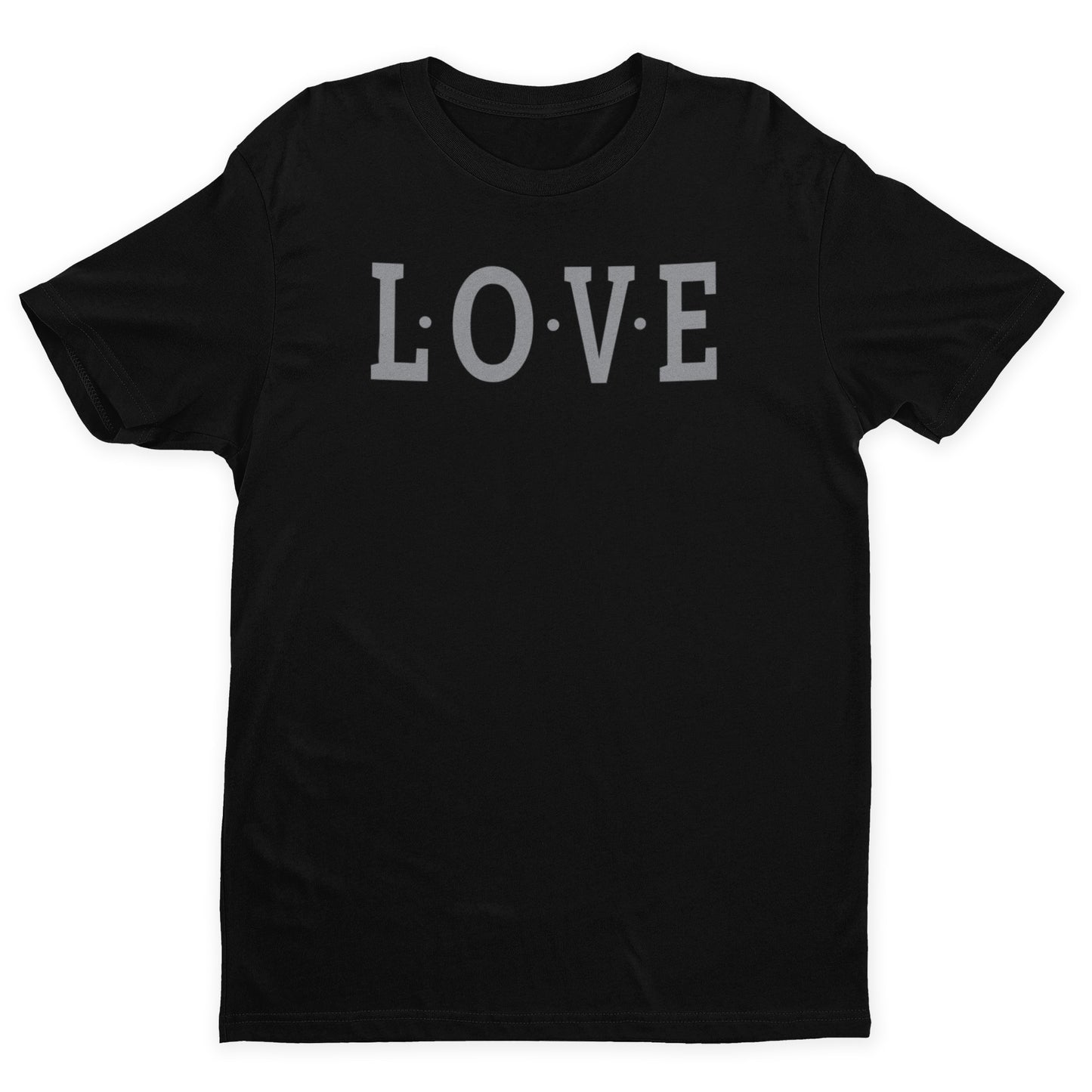 L-O-V-E T-Shirt - Black / Light Gray