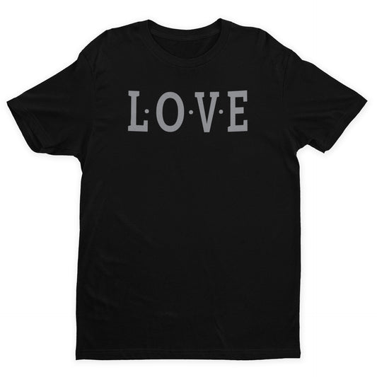 L-O-V-E T-Shirt - Black / Light Gray