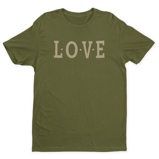 L-O-V-E T-Shirt - Olive