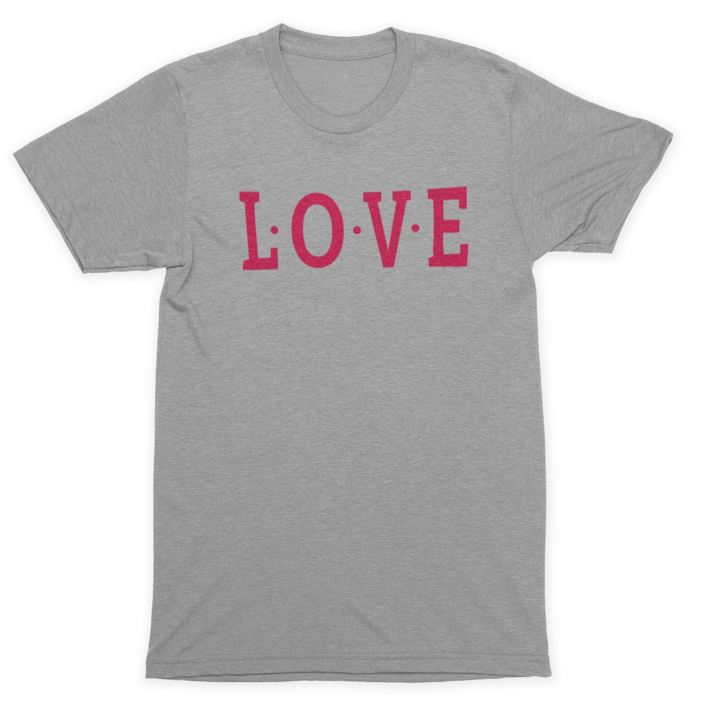 L-O-V-E T-Shirt - Athletic Gray