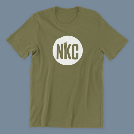 NKC Large Badge Logo Center T-Shirt - Olive