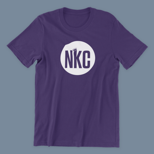 NKC Large Badge Logo Center T-Shirt - Purple