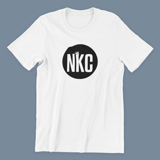 NKC Large Badge Logo Center T-Shirt - White