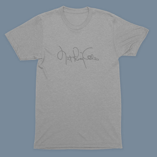 Nat King Cole Signature T-Shirt - Gray