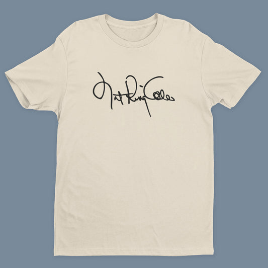 Nat King Cole Signature T-Shirt - Natural