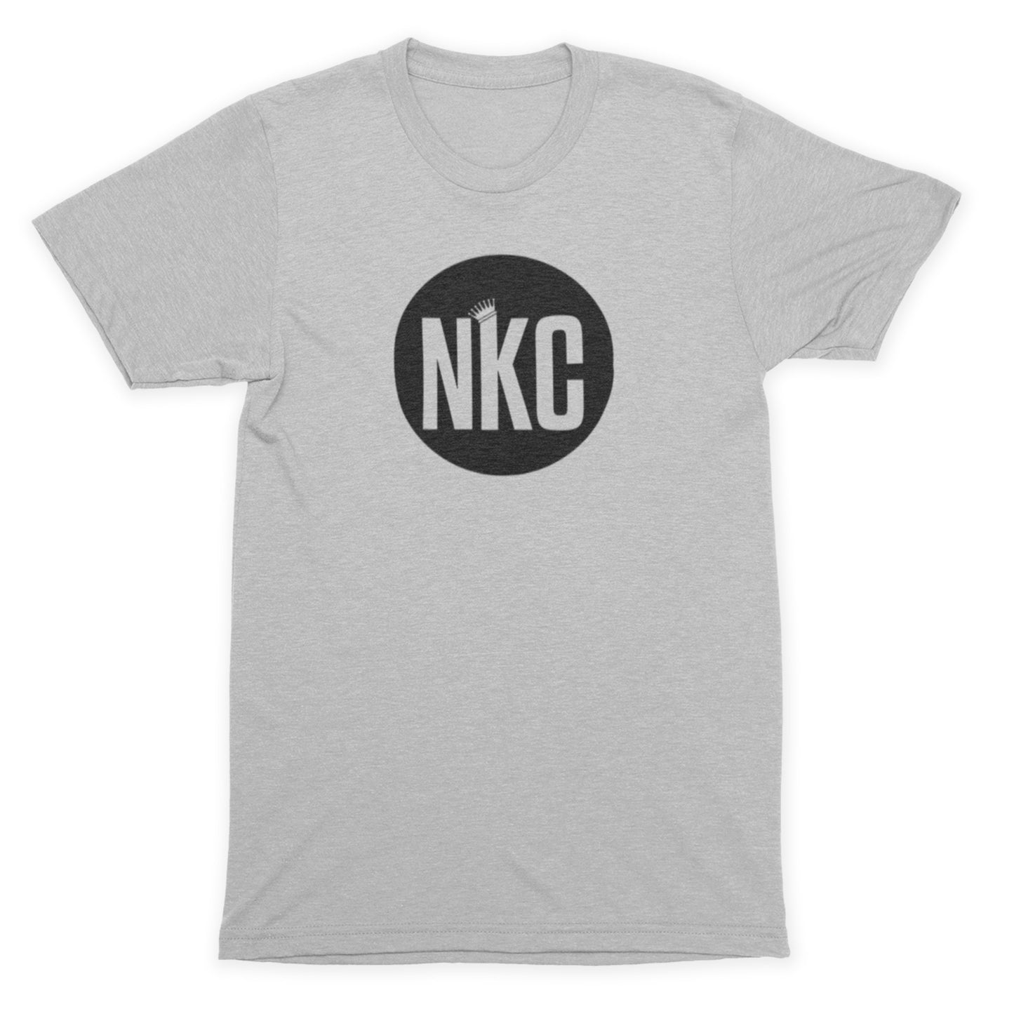 NKC Large Badge Logo Center T-Shirt - Heather Grey