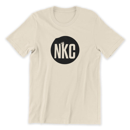 NKC Large Badge Logo Center T-Shirt - Natural