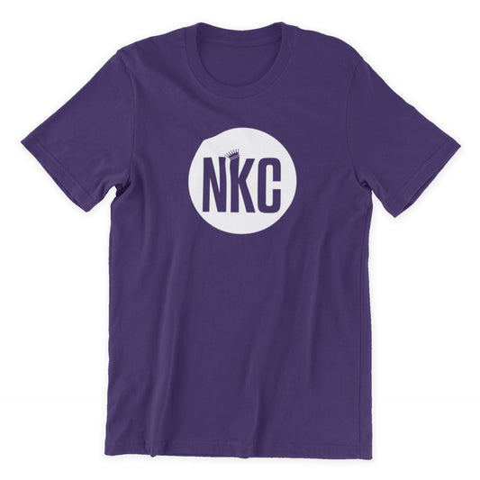 NKC Large Badge Logo Center T-Shirt - Purple