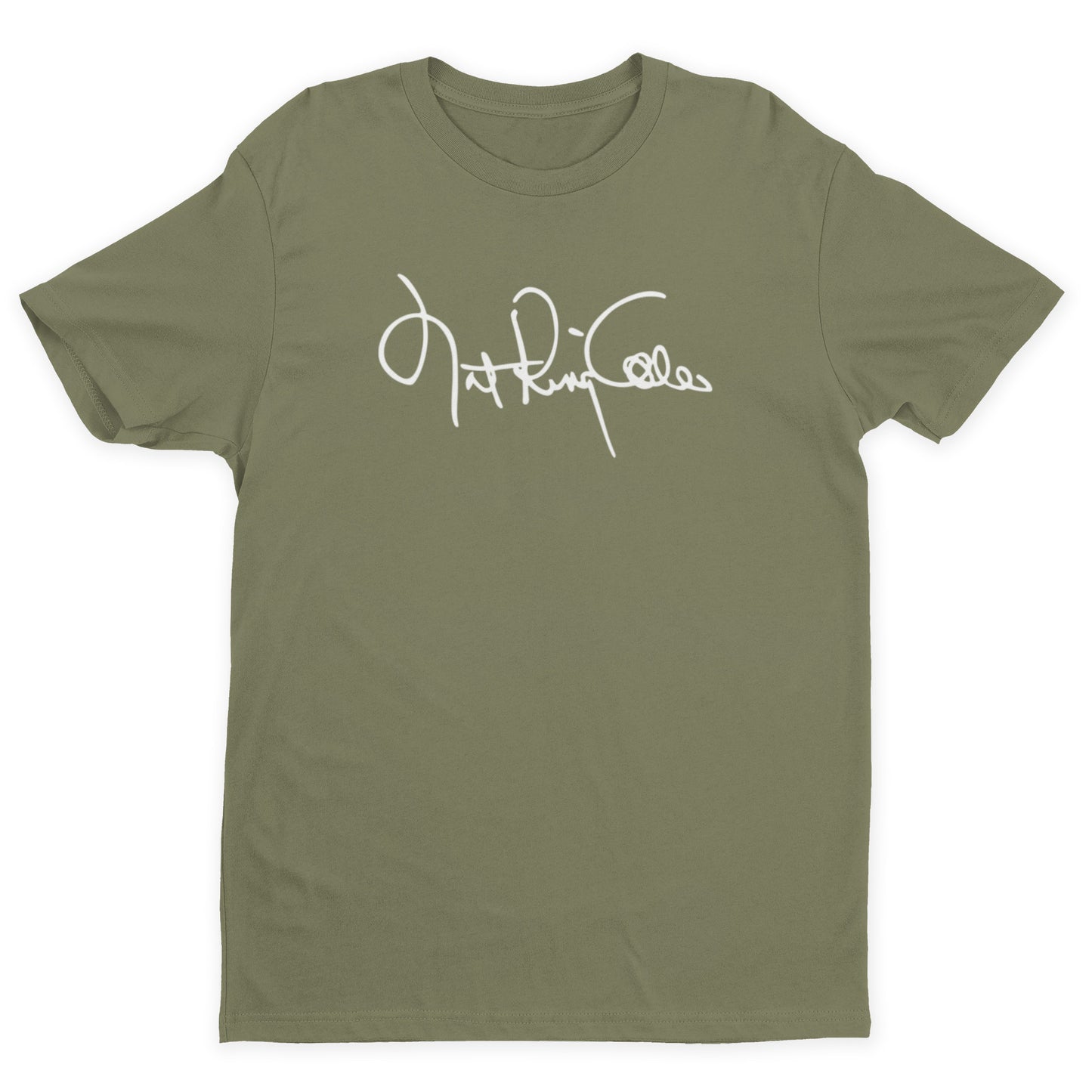Nat King Cole Signature T-Shirt - Olive