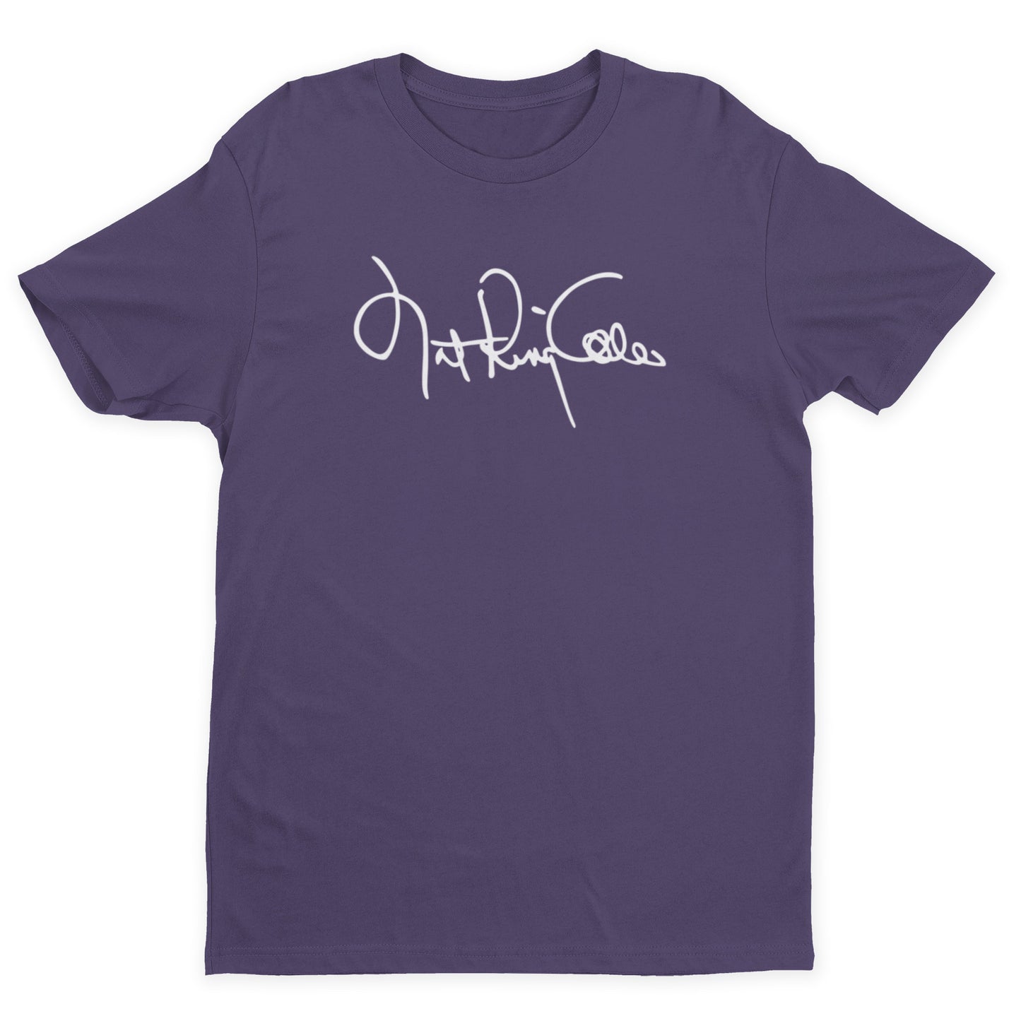 Nat King Cole Signature T-Shirt - Purple